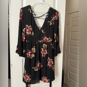 floral mini dress